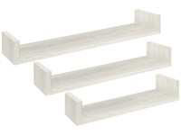 Mensola angolare 42x20 cm in legno rovere tortora e grigio - Kantiko