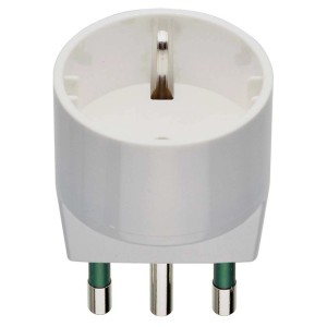Adattatore multiplo bianco t.b.t. per prese.