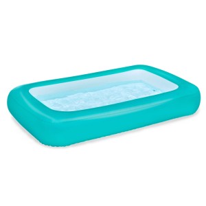 Piscina rettangolare turchese Bestway® Aquababes™ (165x104x25cm) con acqua.