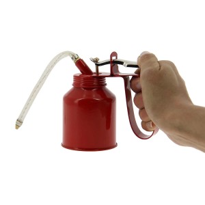 Oliatore metallico con pompa Precision Steel 200ml