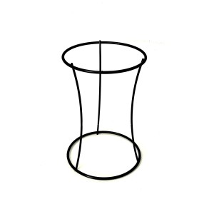 Supporto per piante t.b.t. nero in metallo per interni.