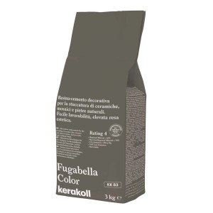 Fugabella Color di Kerakoll, sacco da 3kg per lavori di stuccatura.