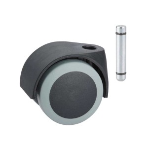 Ruota per sedia da ufficio perno Ø 30 mm