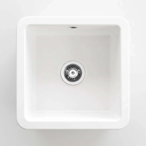 Lavello 1 vasca Idrostile Guanabacoa 457x228 mm bianco