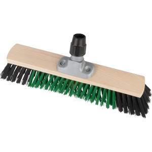 Testa di scopa LUX con setole a X, larghezza 40 cm, per lavori di pulizia.