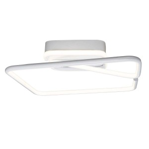 Plafoniera LED Norha 2450 lm bianco caldo neutro 42x42x18 cm