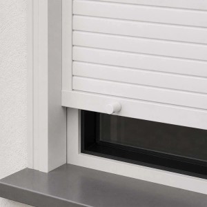 Tappi d`arresto tapparelle nylon conici set 4 pezzi Ø 40 mm bianco