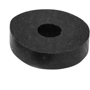 Guarnizione piatta nera e rotonda per diverse applicazioni.