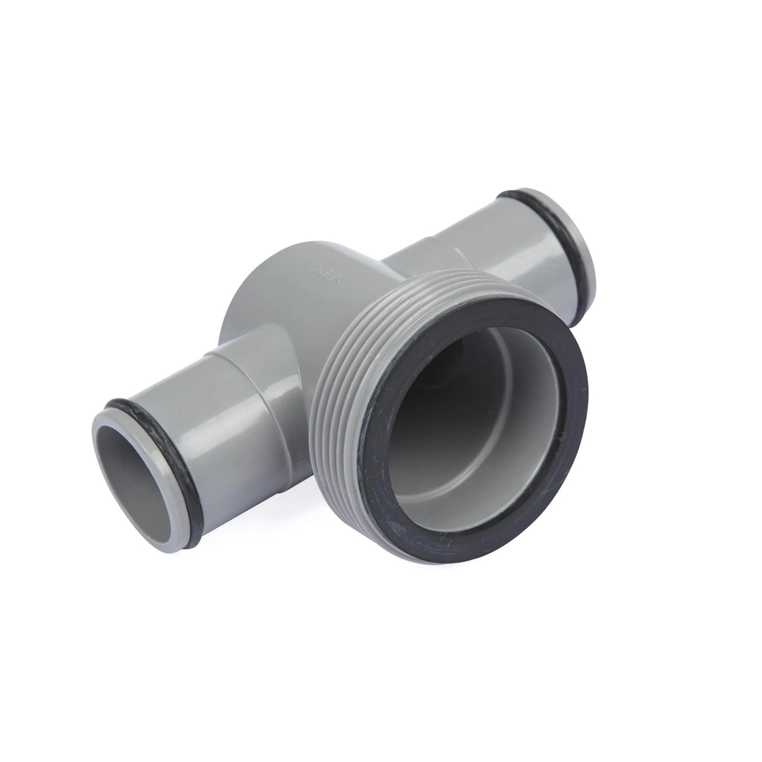 Raccordo a T grigio per pompa filtro Bestway Flowclear, accessorio per filtro piscina.
