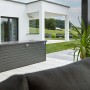 Biohort Box da giardino 180, grigio scuro metallizzato, per riporre oggetti.