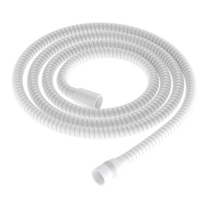 Flessibile doccia acciaio anti torsione Idrostile 150 cm bianco