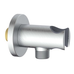 Supporto doccia t.b.t. per accessori doccia, color argento.