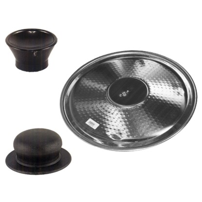 Pomoli piccoli con vite per coperchi cf 10 pezzi