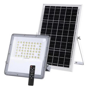 t.b.t. Faretto da esterno a LED con pannello solare e telecomando.