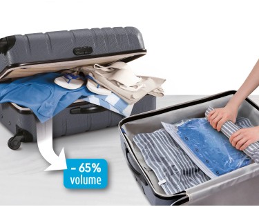 Domopak Living sacco sottovuoto viaggio set da pz 50 cm x 70 cm