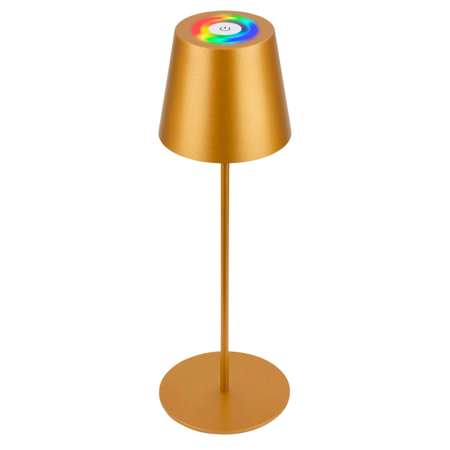 Lampada Da Tavolo LED Calida 200 Lm Bianco Caldo H 36 Cm Oro-image