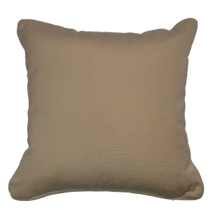 Cuscino da esterno quadrato beige.