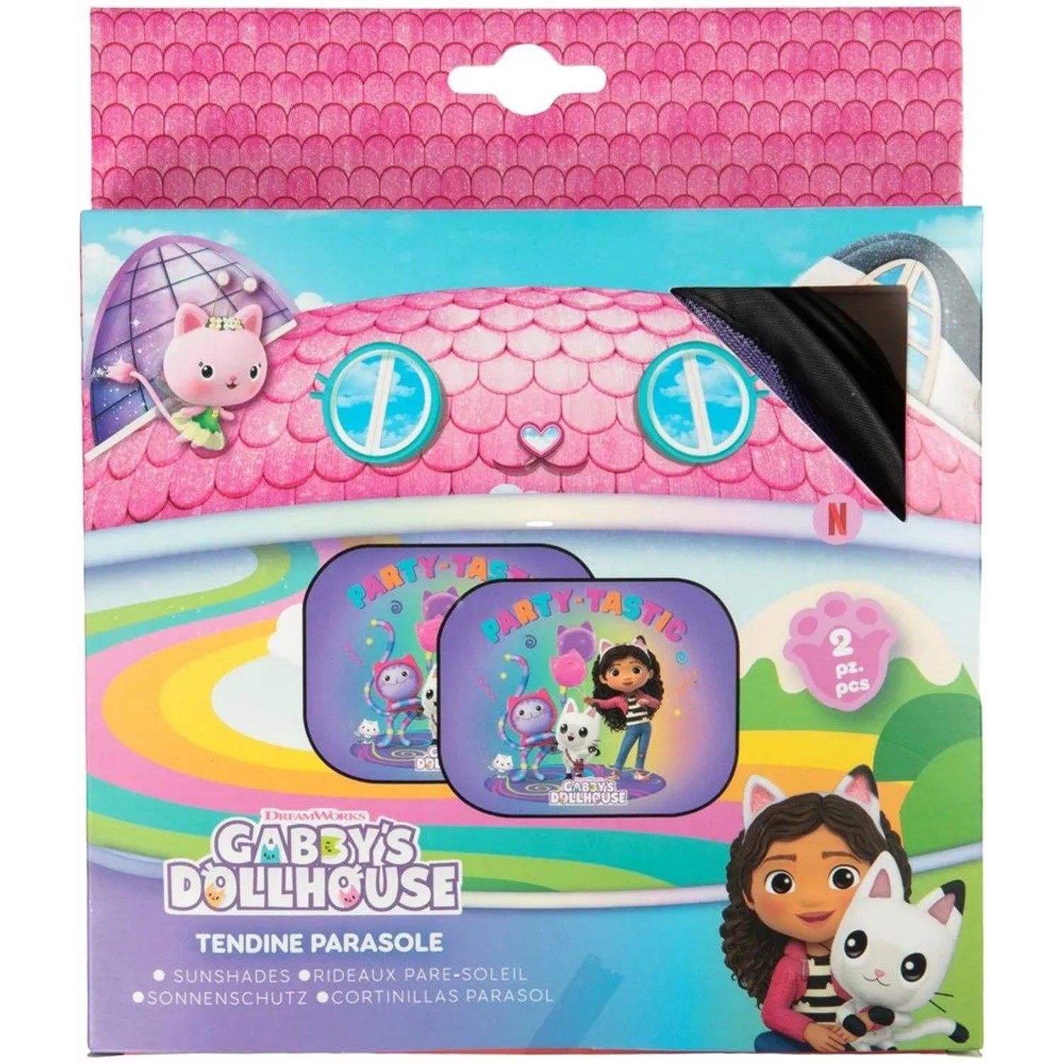 Coppia tendine laterali Gabby's Dollhouse 44x35cm_6