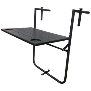 t.b.t. Tavolo da giardino sospeso, ideale per balconi.