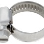 Fascetta stringitubo in acciaio inox, 12-22 mm, per collegamenti sicuri dei tubi.