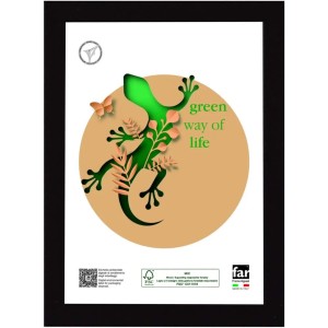 Portafoto da tavolo Sylvestre nero 13x18 cm