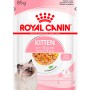 Royal Canin Kitten alimento umido in gelatina, busta da 85g per gattini fino a 12 mesi.