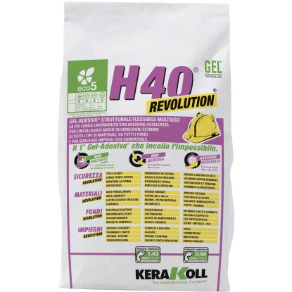 Kerakoll H40 Revolution bianco 5 kg