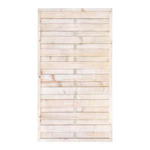 Pannello frangivista Hamburg impregnato a pressione, 180x100cm, aspetto legno chiaro.