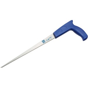 Seghetto alternativo per legno LUX Classic con manico blu, lama da 300mm per falegnameria.