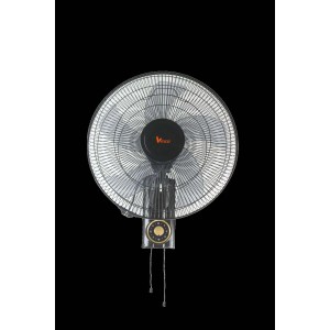 Ventilatore da parete 5 pale Ø 40 cm nero