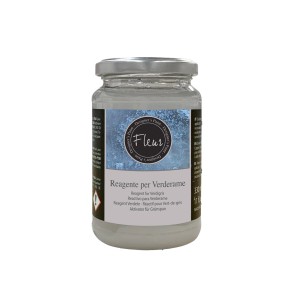 Reagente per verderame Fleur, attivatore per patina di rame in flacone di vetro.