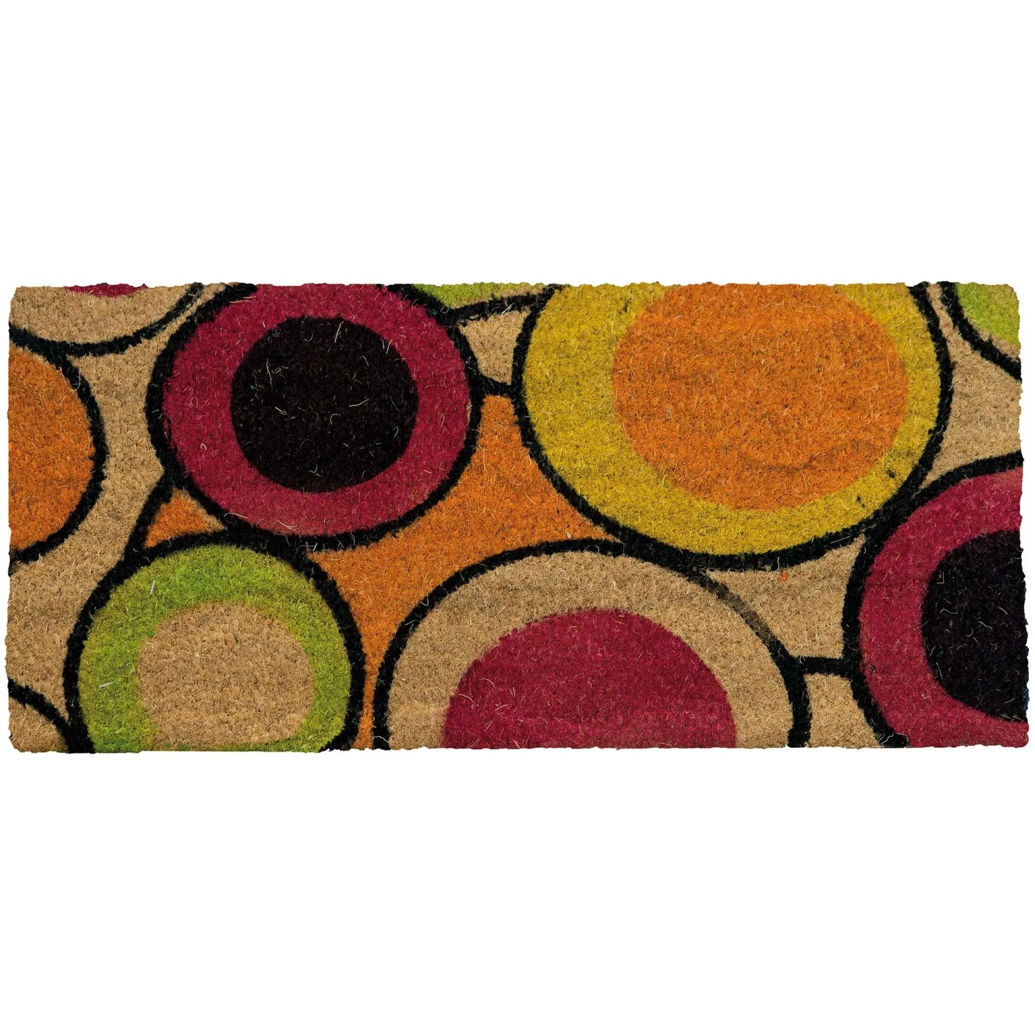 Zerbino Rettangolare 40x60 cm in Gomma e Fibra di Cocco vidaXL