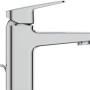 Miscelatore lavabo Ideal Standard Ceraplan cromato, H75. Rubinetto bagno moderno.