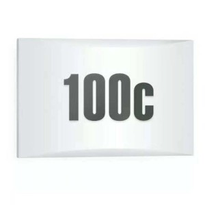 Lampada LED da esterno Steinel L 1 N, luce bianca con numero civico 100c.