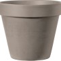 Vaso per piante standard Deroma, 13 cm, color mocca. Classico vaso in terracotta per interni ed esterni.
