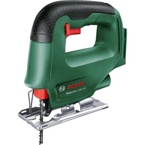 Seghetto alternativo a batteria Bosch EasySaw 18V-70 Solo verde per legno, plastica e metallo.