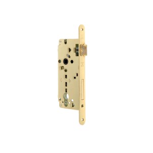 Serratura da infilare t.b.t. per porte interne, color oro.