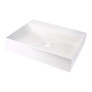 Lavabo appoggio granito Puerto Padre Idrostile foro rub 500x400 mm alabastro