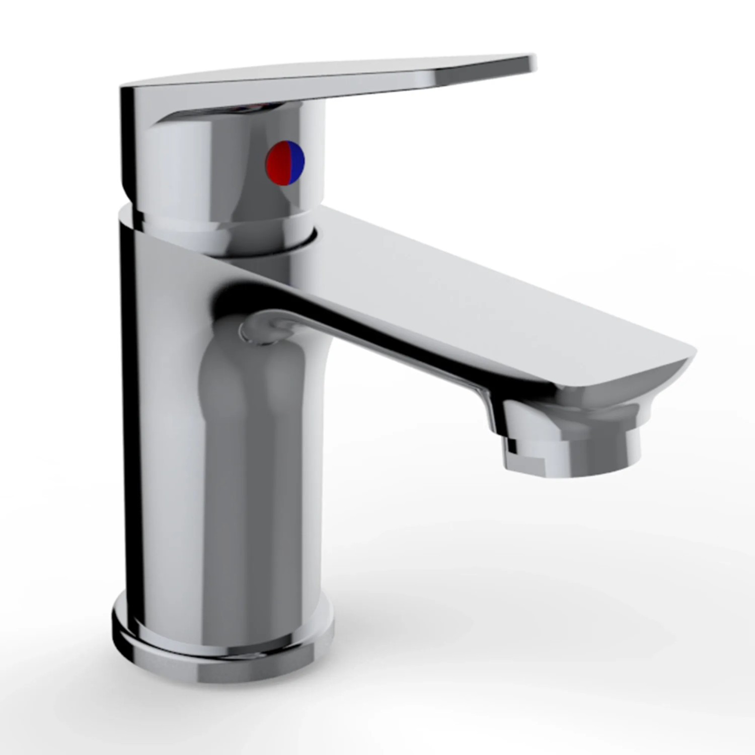 Rubinetto Lavabo In Ottone Con Display Digitale Della Temperatura - Design Moderno A Cascata - 163x140x58 Mm