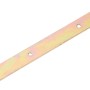 Bandella per cardine zincata gialla, 600 mm, per fissaggio di porte e cancelli.