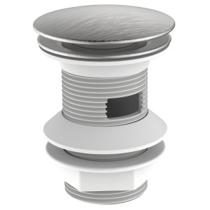 Sifone per lavabo t.b.t. in argento e bianco.