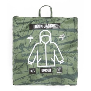 Giacca antipioggia unisex Verdemax verde XS/S