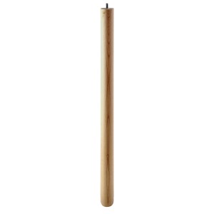Gamba per mobili/gamba da tavolo rotonda in legno chiaro, adatta per mobili.