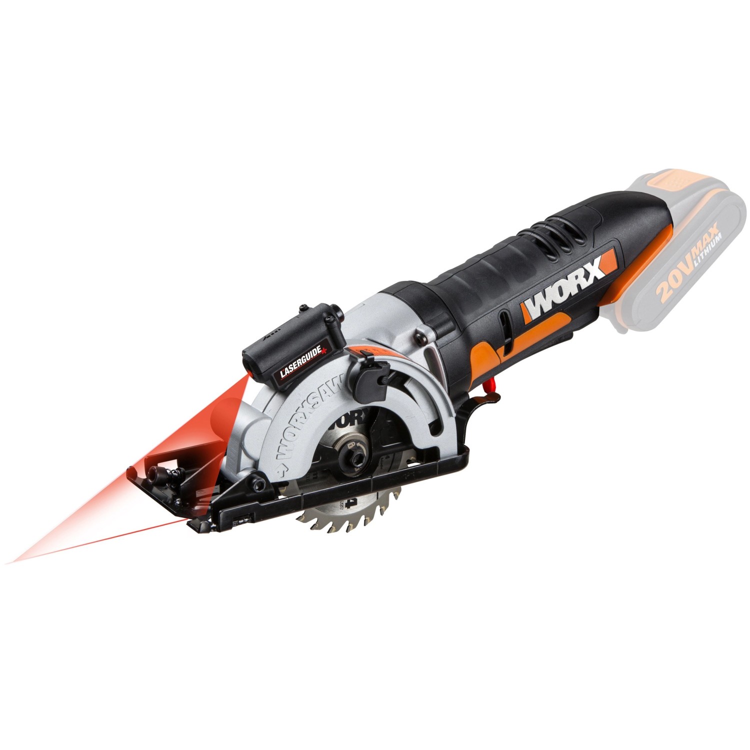 Worx sega circolare compatta ad immersione 20 V WX523.9