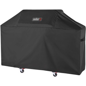 Copertura Premium Weber per Genesis II/Genesis 300, telo protettivo nero per barbecue.