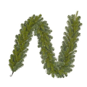 Ghirlanda natalizia verde in abete.