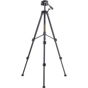 Treppiede nero t.b.t. per strumenti di misura, completamente esteso.