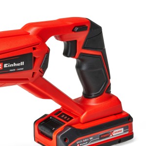 Einhell Power X-Change sega universale a batteria TE-AP 18 Li-Solo (senza batteria). Sega alternativa compatta in rosso e nero.