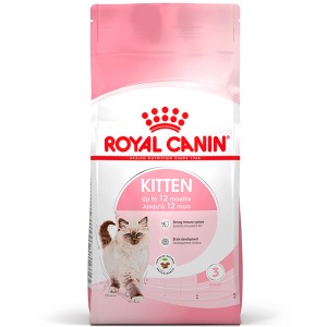 Royal Canin Kitten cibo secco, confezione da 400g per gattini fino a 12 mesi.