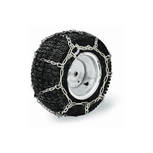 Set di catene da neve MTD 45,72 cm per trattorino, per una guida sicura in inverno.